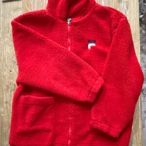 Fila Vibrant Red Fleece Jacket